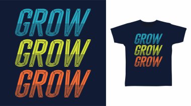 Tişörtte baskı için tipografi tasarımı oluştur 