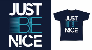 Sadece tişörtteki baskılar için iyi bir tipografi çizimi ol.