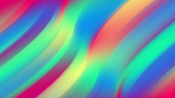 彩色霓虹灯梯度 移动抽象模糊的背景 颜色随位置变化而变化 从而产生平滑的颜色变化 粉红色 紫外线 高质量的4K镜头 — 图库视频影像