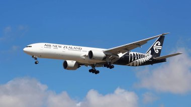 Avustralya 'daki Melbourne havaalanından kalkan Yeni Zelanda uçağı.