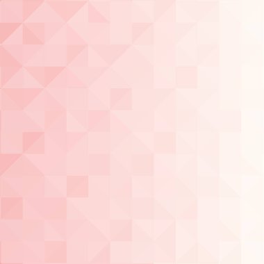 Background in pink tones. Multicolored pixel background. Abstract texture of triangles, mosaic pattern.