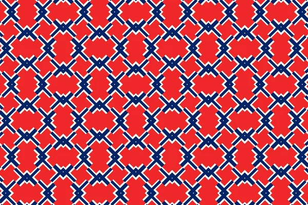 Geometrische Patroon Kleuren Van Nationale Vlag Van Noorwegen Kleuren Van — Stockfoto