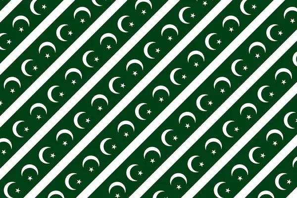 Geometrisches Muster Den Farben Der Nationalflagge Pakistans Die Farben Pakistans — Stockfoto