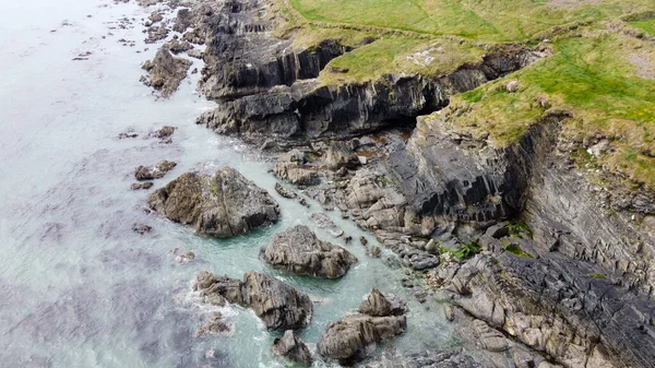 Пейзажи Диком Атлантическом Пути Ирландия Природные Достопримечательности Северной Европы Прибрежные — стоковое фото
