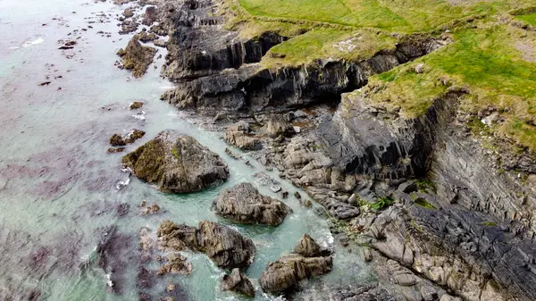 Paesaggi Sulla Wild Atlantic Way Irlanda Attrazioni Naturali Del Nord — Foto Stock
