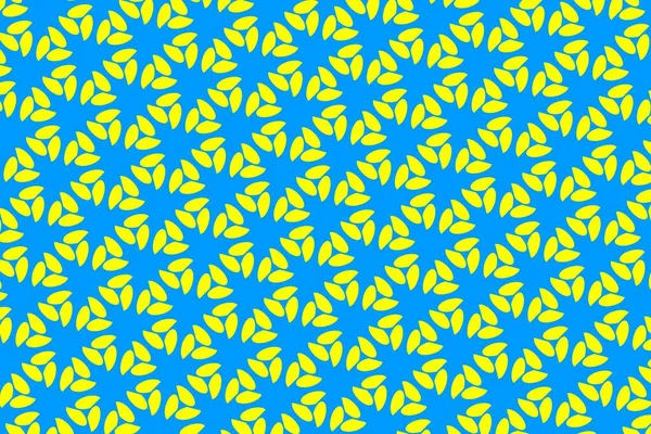 帕劳国旗颜色的几何图形 帕劳的色彩 — 图库照片