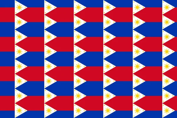 Γεωμετρικό Σχέδιο Στα Χρώματα Της Εθνικής Σημαίας Των Φιλιππίνων Χρώματα — Φωτογραφία Αρχείου