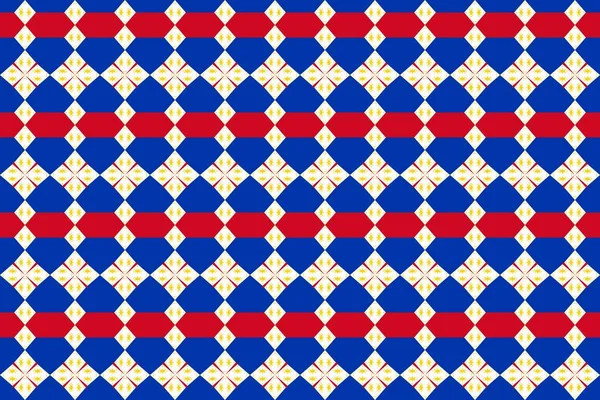 Geometrische Patroon Kleuren Van Nationale Vlag Van Filippijnen Kleuren Van — Stockfoto