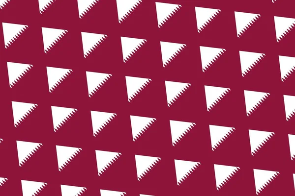 Geometrikus Minta Katari Nemzeti Zászló Színeiben Katar Színei — Stock Fotó