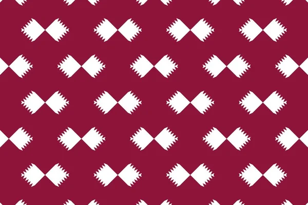 Geometryczny Wzór Kolorach Flagi Narodowej Kataru Kolory Kataru — Zdjęcie stockowe