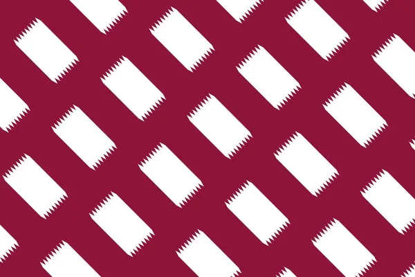 Γεωμετρικό Σχέδιο Στα Χρώματα Της Εθνικής Σημαίας Του Κατάρ Χρώματα — Φωτογραφία Αρχείου