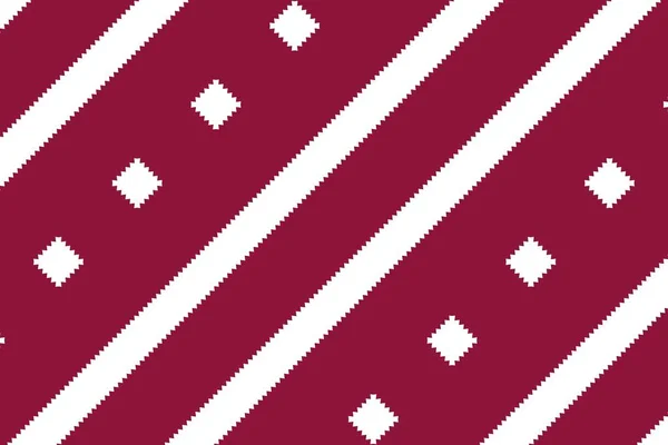 Geometrische Patroon Kleuren Van Nationale Vlag Van Qatar Kleuren Van — Stockfoto