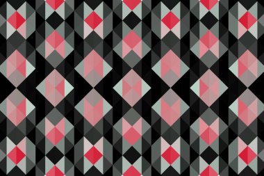 Motley rengi. Minimalist tasarım arka planının büyük fayanslarının geometrik mozaiği, soyut renkli doku, geometrik şekil.