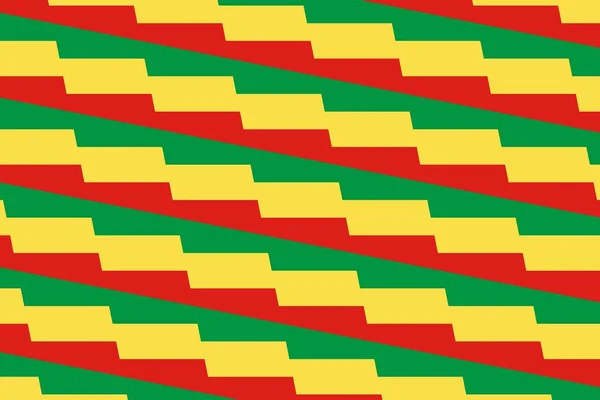 Wzór Geometryczny Kolorach Flagi Narodowej Republiki Konga Kolory Republiki Konga — Zdjęcie stockowe