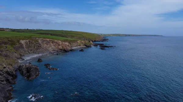 Southern Coast Ireland Top View Blue Sea Space Seascape — Stock Photo, Image