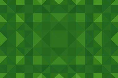 Yeşil piksel arka plan. Soyut üçgen pikselleme. Doku.