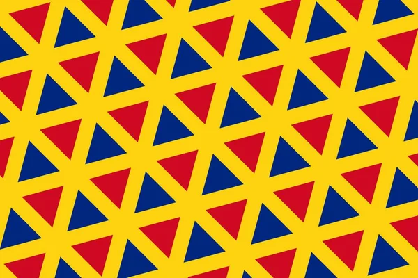 Patrón Geométrico Los Colores Bandera Nacional Rumania Los Colores Rumania — Foto de Stock