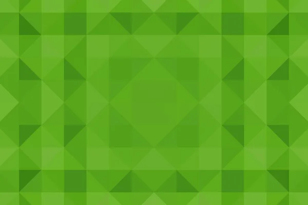 stock image Green pixel background. Abstract triangular pixelation. Texture.