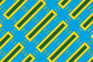 Ruanda bayrağının renklerinde geometrik desen. Ruanda 'nın renkleri.