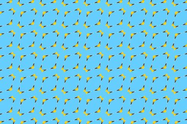 Aziz Lucia bayrağının renklerinde geometrik desen. Aziz Lucia 'nın renkleri.