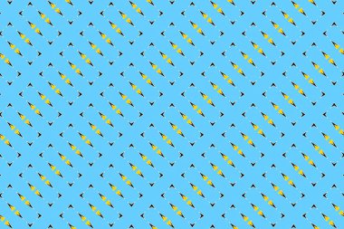 Aziz Lucia bayrağının renklerinde geometrik desen. Aziz Lucia 'nın renkleri.