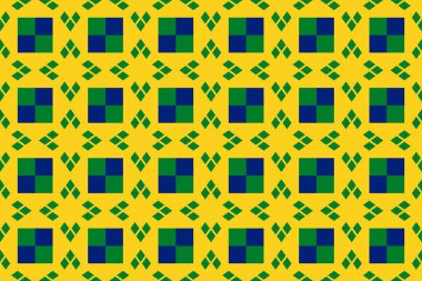 Saint Vincent ve Grenadinler 'in ulusal bayrağının renklerinde geometrik desen. Saint Vincent ve Grenadines 'in renkleri.