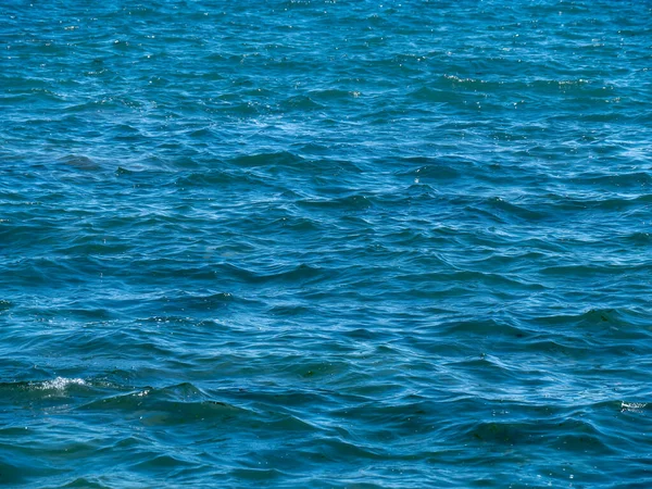 Beautiful water surface as a background. The texture of water. Blue body of water
