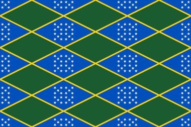 Geometric pattern in the colors of the national flag of Solomon Islands. The colors of Solomon Islands.