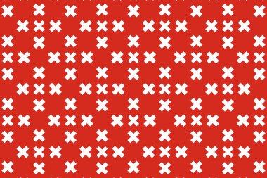 Geometric pattern in the colors of the national flag of Switzerland. The colors of Switzerland.