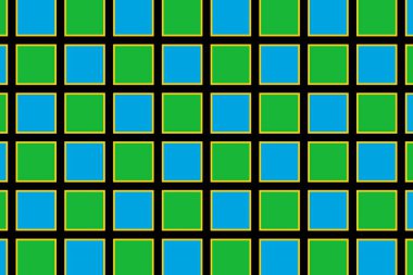 Geometric pattern in the colors of the national flag of Tanzania. The colors of Tanzania.