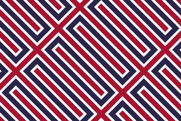 Geometrische Patroon Kleuren Van Nationale Vlag Van Thailand Kleuren Van — Stockfoto