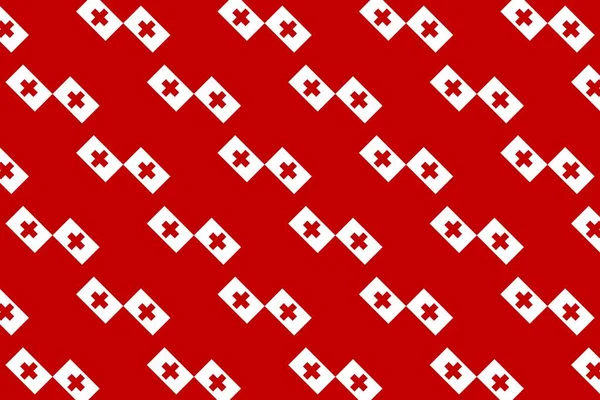 Padrão Geométrico Nas Cores Bandeira Nacional Tonga Cores Tonga — Fotografia de Stock