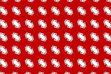 Tonga bayrağının renklerinde geometrik desen. Tonga 'nın renkleri.