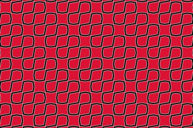 Trinidad ve Tobago bayrağının renklerinde geometrik desen. Trinidad ve Tobago 'nun renkleri.