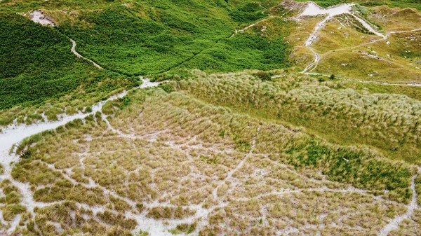 Malerische Hügel Hügeliges Gelände Sanddünen Süden Irlands Schöne Irische Natur — Stockfoto