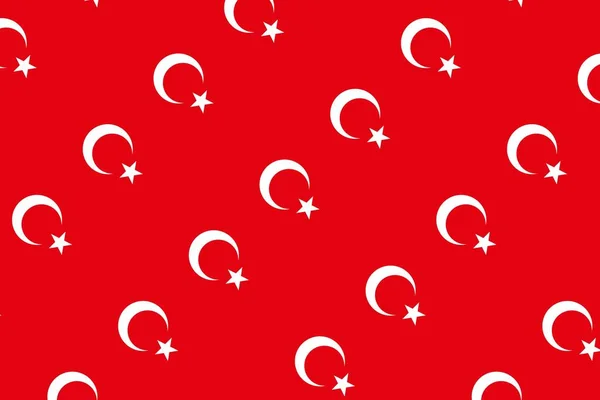 土耳其国旗颜色的几何图形 土耳其的色彩 — 图库照片