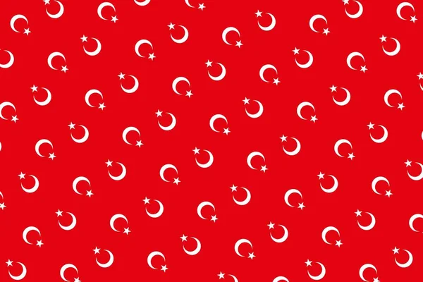 Türkiye bayrağının renklerinde geometrik desen. Türkiye 'nin renkleri.