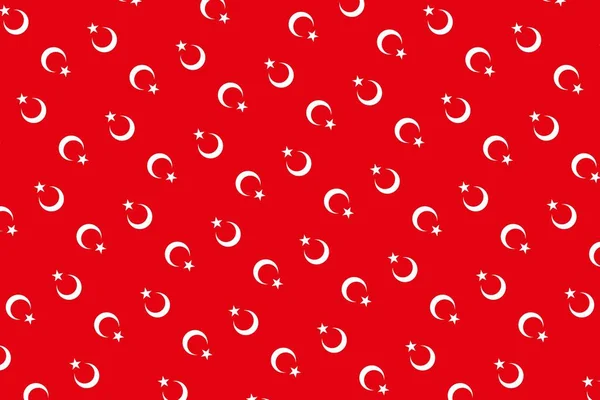 Γεωμετρικό Σχέδιο Στα Χρώματα Της Εθνικής Σημαίας Της Τουρκίας Χρώματα — Φωτογραφία Αρχείου