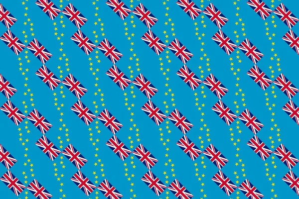 Wzór Geometryczny Kolorach Flagi Narodowej Tuvalu Kolory Tuvalu — Zdjęcie stockowe