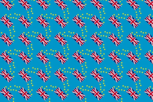 Geometriskt Mönster Färgerna Den Nationella Flaggan Tuvalu Färgerna Tuvalu — Stockfoto