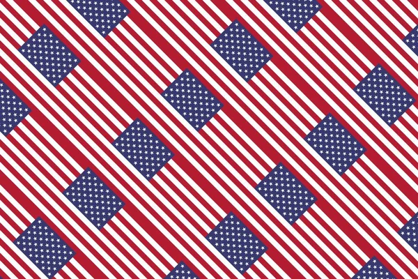 米国国旗の色の幾何学模様 アメリカの色 — ストック写真