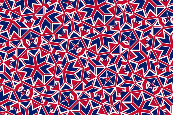 Wzór Geometryczny Kolorach Flagi Narodowej Zjednoczonego Królestwa Kolory Zjednoczonego Królestwa — Zdjęcie stockowe