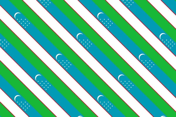 Geometrisches Muster Den Farben Der Usbekischen Nationalflagge Die Farben Usbekistans — Stockfoto
