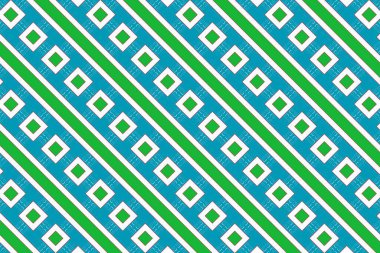 Özbekistan bayrağının renklerinde geometrik desen. Özbekistan 'ın renkleri.
