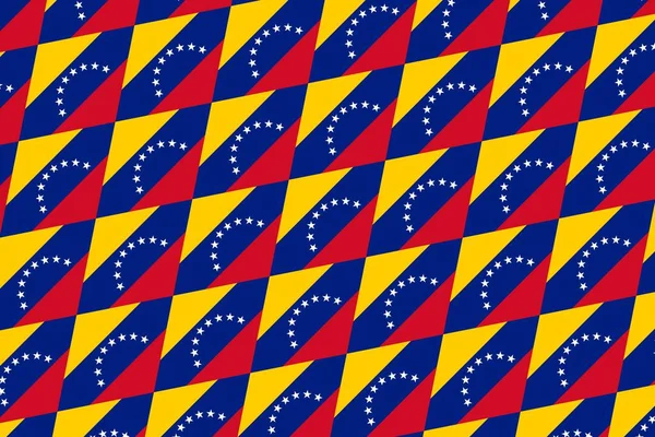 Geometriskt Mönster Färgerna Venezuelas Nationella Flagga Färgerna Venezuela — Stockfoto