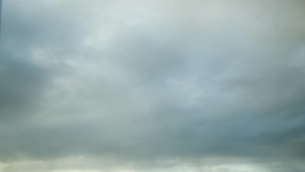 Cielo Está Cubierto Nubes Video Timelapse Con Cielo Nublado Como — Vídeos de Stock