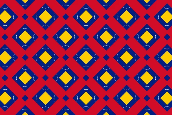 Geometrisches Muster Den Farben Der Venezolanischen Nationalflagge Die Farben Venezuelas — Stockfoto