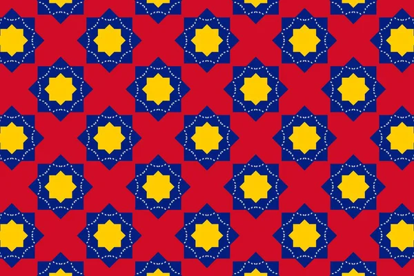 Geometric Pattern Colors National Flag Venezuela Colors Venezuela — Stock Photo, Image