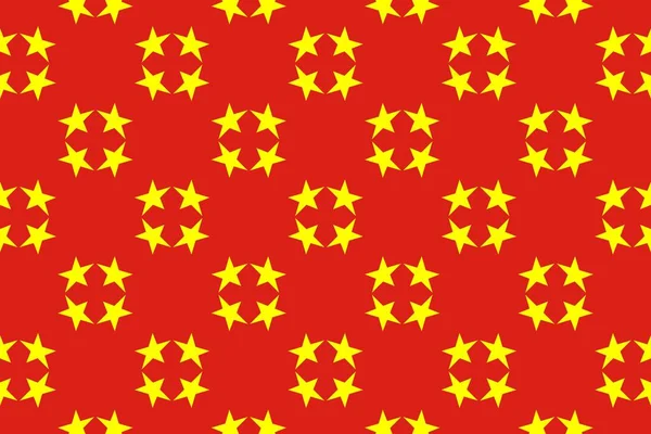 Geometrikus Minta Színek Nemzeti Zászló Vietnam Vietnam Színei — Stock Fotó