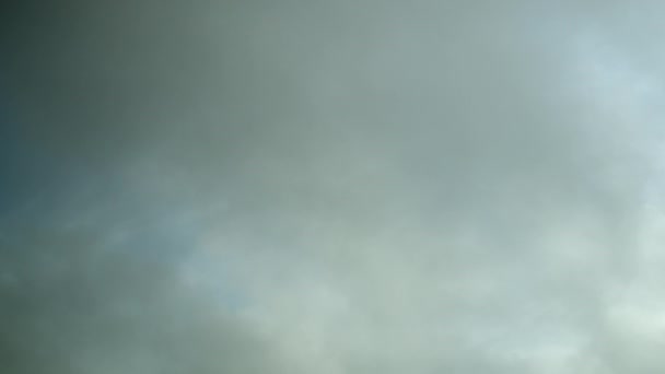 Grijze Bewolkte Lucht Bedekt Met Wolken Versnelde Video Tijdspanne Lucht — Stockvideo